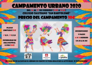 Campamento Urbano. Semana Blanca.