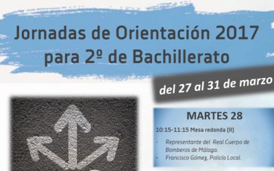 Comienzan las Jornadas de Orientación para 2º de Bachillerato