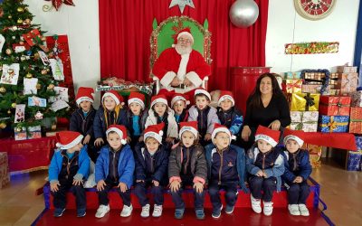 Ed. Infantil visitó a Papá Noel en el Circo Fantasía