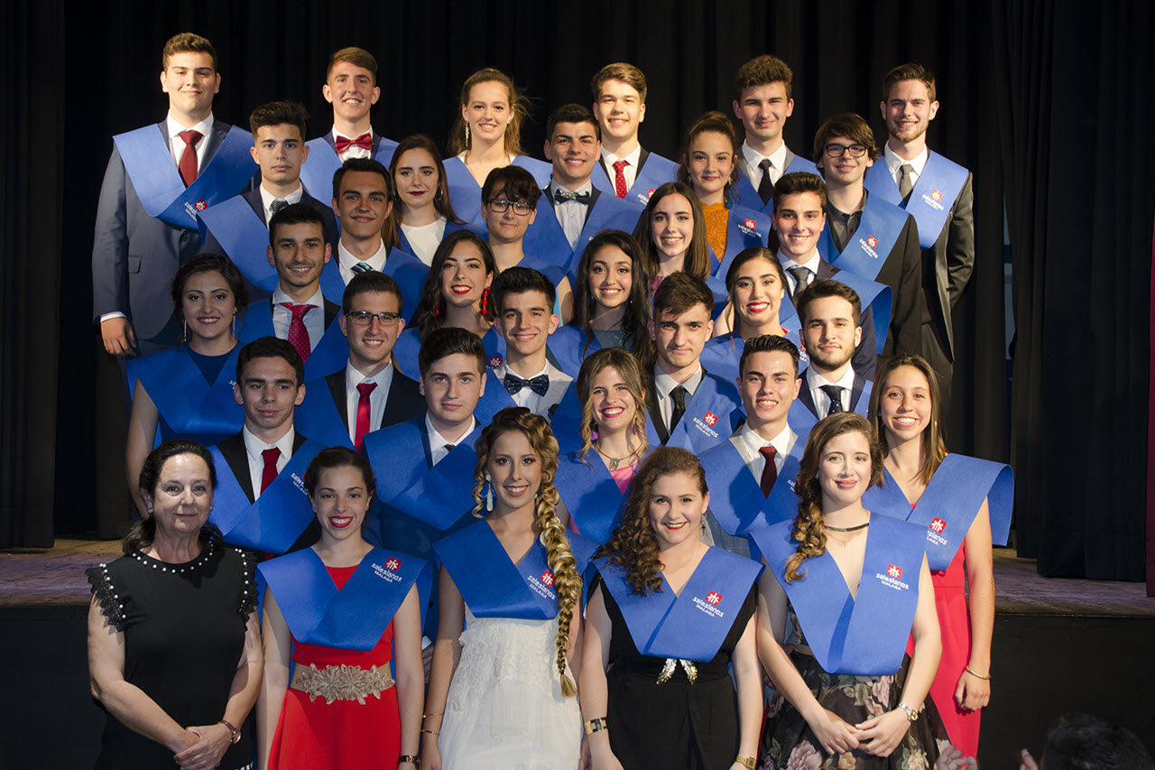 Graduación de y alumnas de Bachillerato-Promoción 2016-2018 - Colegio Concertado San Bartolomé Salesianos Málaga