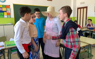 Los alumnos de 2º de ESO representan las variedades lingüísticas en España