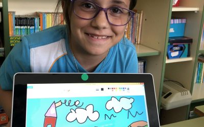 Arte y tecnología van de la mano en 3º de Educación Primaria