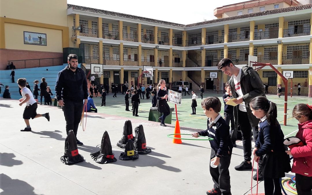 FPB preparó el recreo temático en inglés para los más pequeños de Primaria