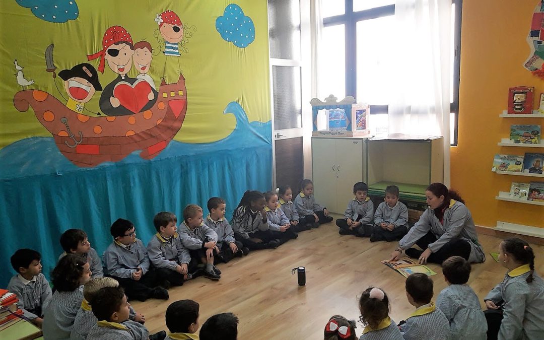 Actividad de bilingüismo, Storytelling de Educación Infantil en la biblioteca