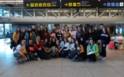 Bachillerato asiste a una visita guiada en inglés en el aeropuerto de Málaga