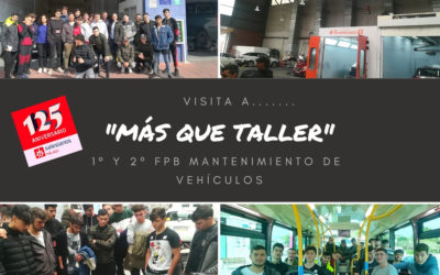 Visita de 1º y 2º FPB de Mantenimiento de Vehículos a la empresa “Más que taller”