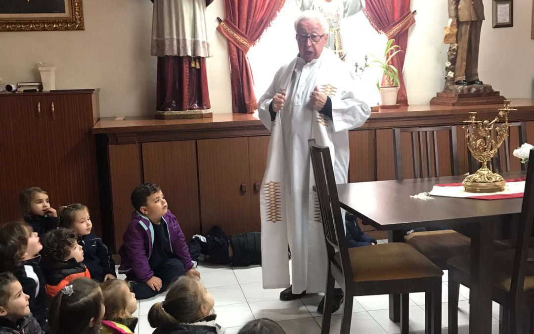 Infantil visita la Sacristía