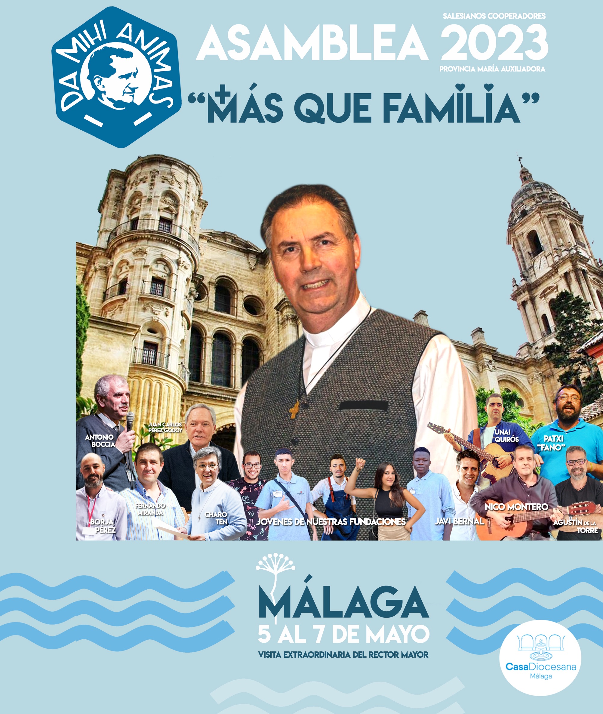 El Rector Mayor de los Salesianos visitará Málaga