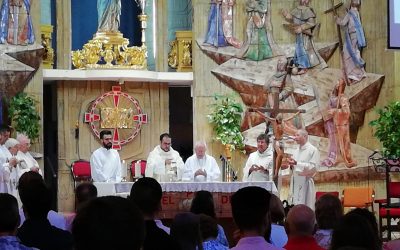 Primera misa de José Carlos López Barba en nuestro Santuario