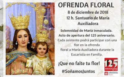 Ofrenda floral a María Auxiliadora