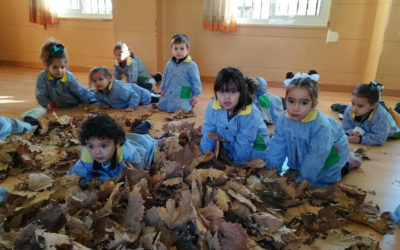 Despidiendo el otoño en el Aula de Psicomotricidad