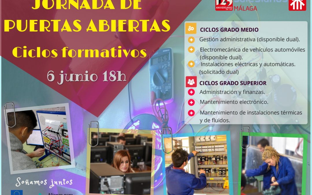 Jornada de Puertas Abiertas para Ciclos Formativos