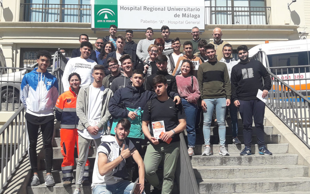 FPB participa en el taller de RCP del Hospital Regional Universitario de Málaga