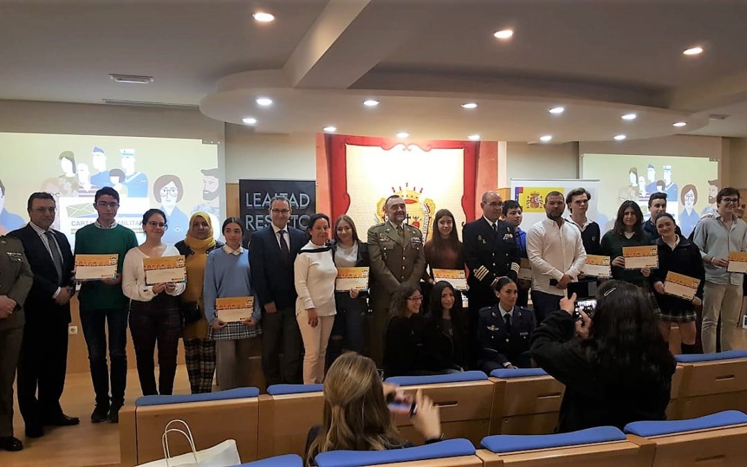 Nuestro Colegio participa en el concurso escolar «Carta a una militar española»