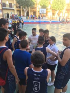 Recogida del Trofeo Juego Limpio (equipo baloncesto Infantil Masculino)