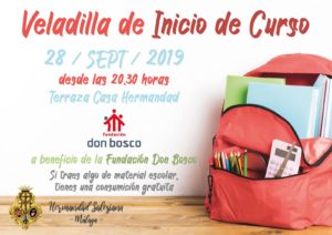 Veladilla de Inicio de Curso a beneficio de la Fundación Don Bosco