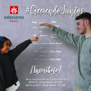 ESCOLARIZACIÓN: admisión de solicitudes para Infantil, Primaria, ESO y Bachillerato.