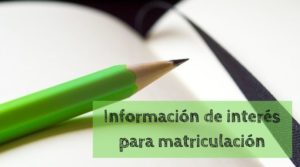 Matriculación INFANTIL y PRIMARIA