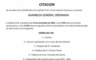 Asamblea General Ordinaria