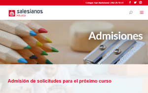 ADMISIÓN SOLICITUDES Infantil, Primaria, ESO y Bachillerato @ Salesianos Málaga